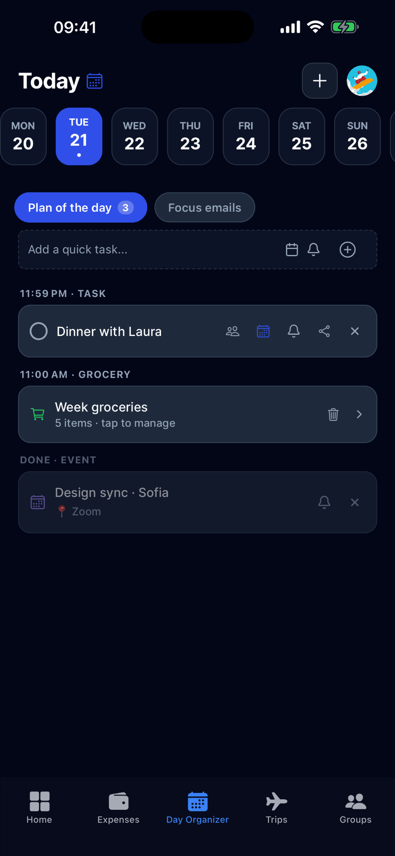 Day Organizer